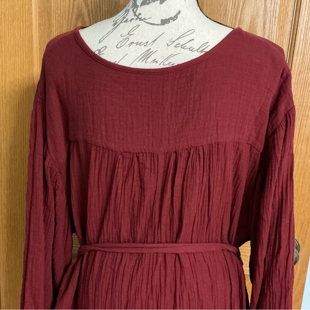 Beautiful fall belted waist dress. - Picture 3 of 5